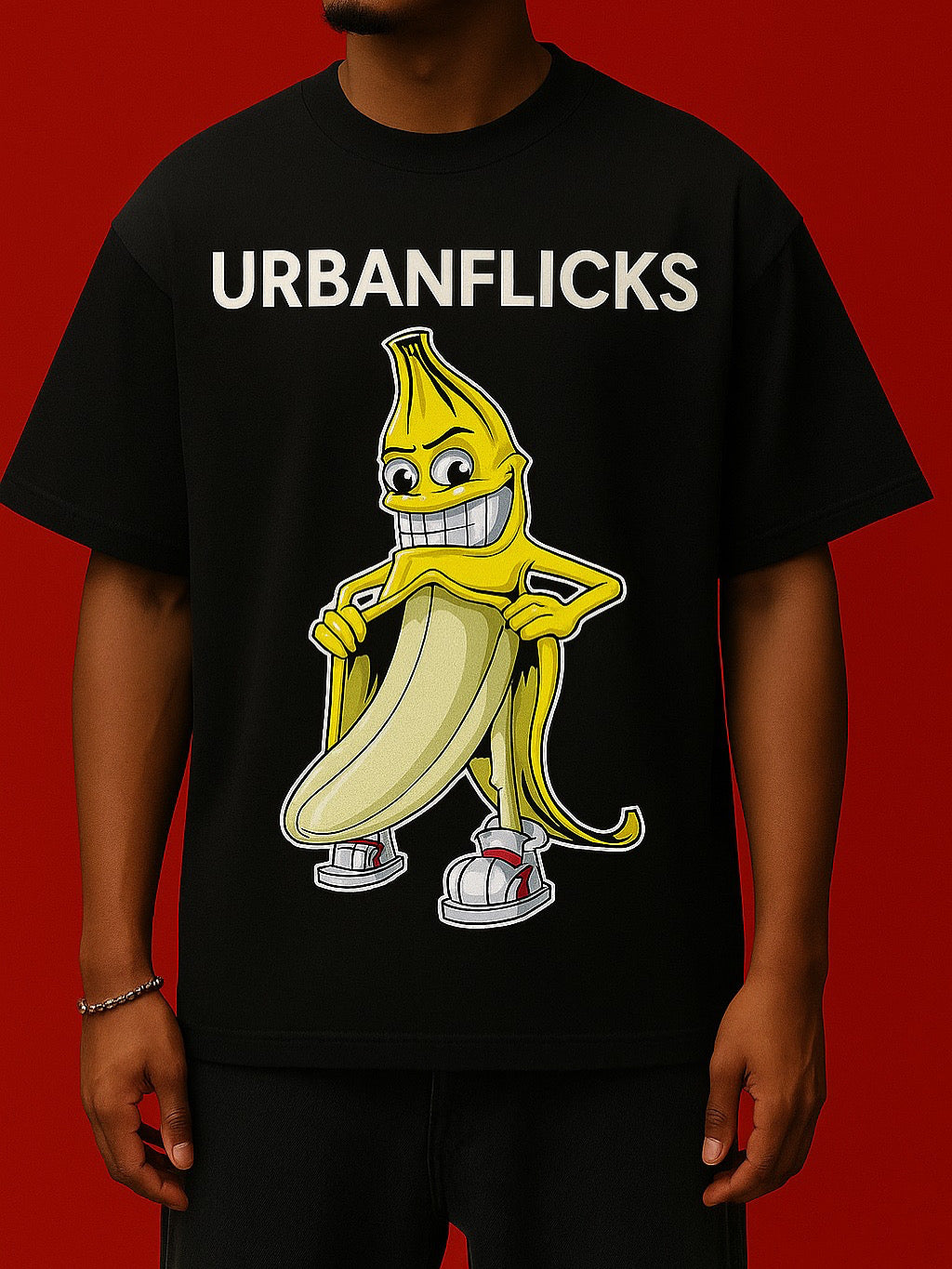 Urbanflicks Naughty Banana Graphic Tee