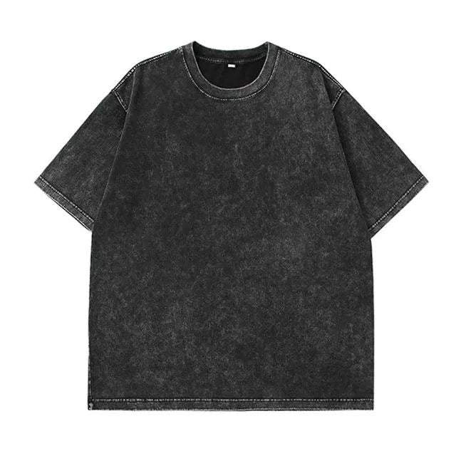 Acid wash black Tee