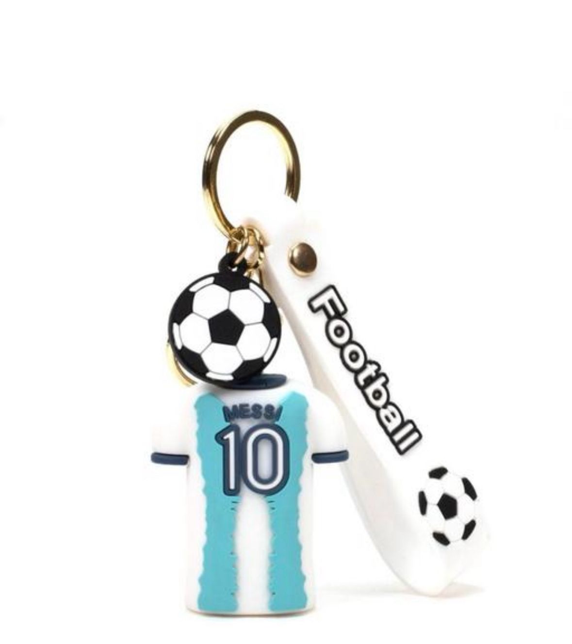 Messi Football Jersey Keychain – #10 Edition