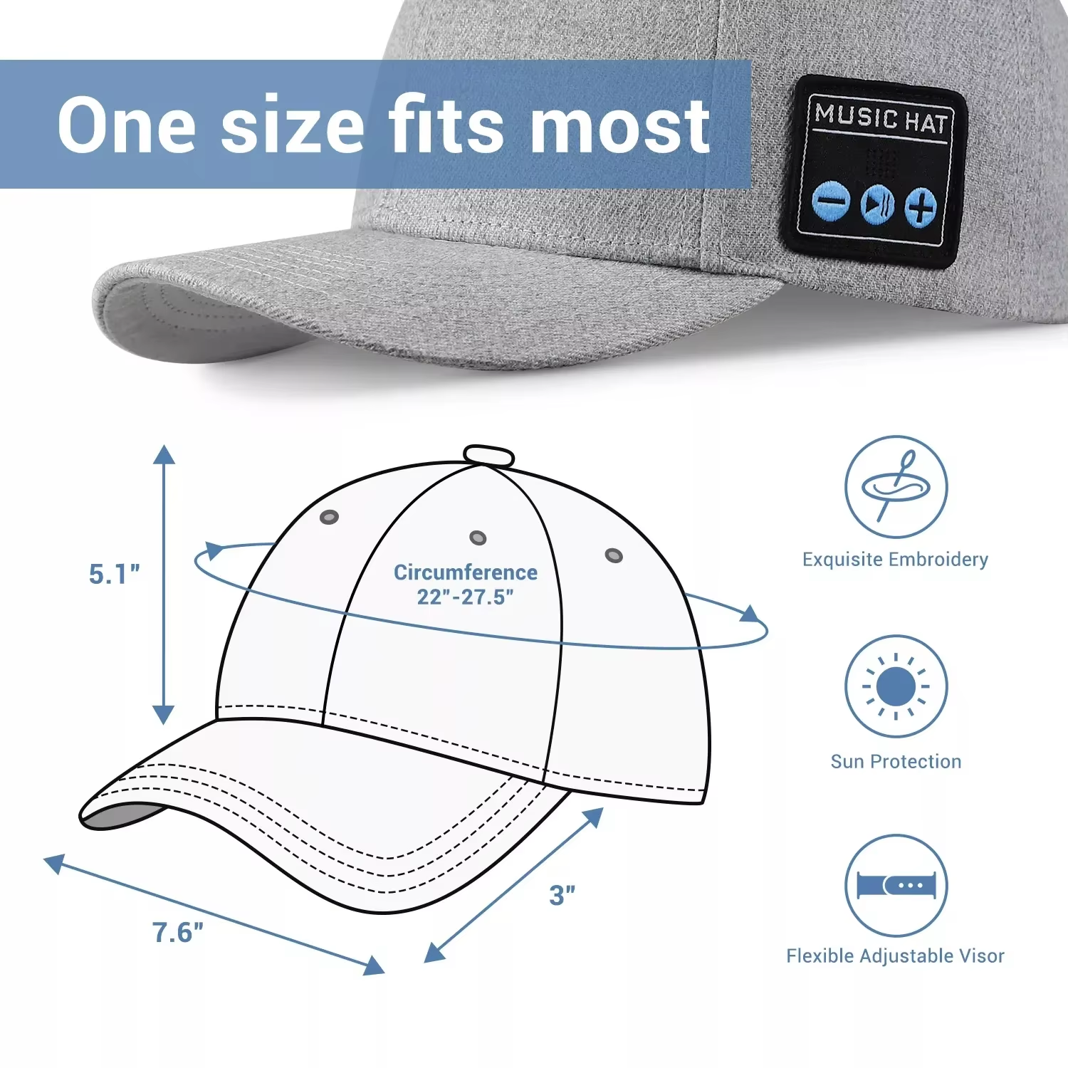 Smart Bluetooth Music Cap - Image #0
