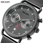 MEGIR Men Watch Top Brand Fashion Casual Quartz Watches Waterproof Date Man Sports Military Wristwatch Clock Relogio Masculino-0