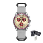 MEGIR Fashion Brand Men Wristwatches Military Sport Watches Canvas Strap Waterproof Chronograph Clock Gift for Men Montre Homme 2247-19