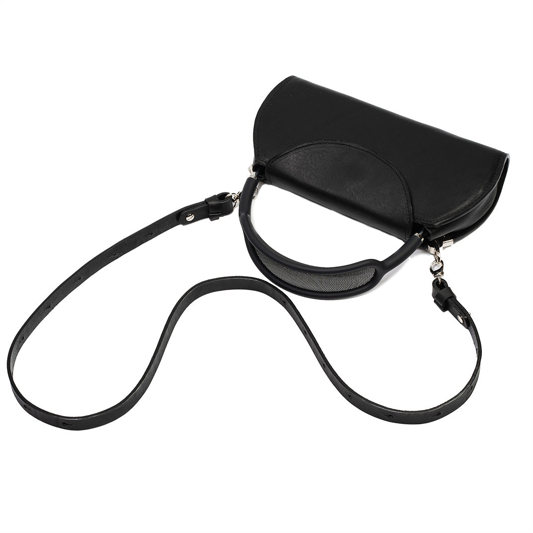 Leather Case-Bag for AirPods Max (Black / full-grain)-4