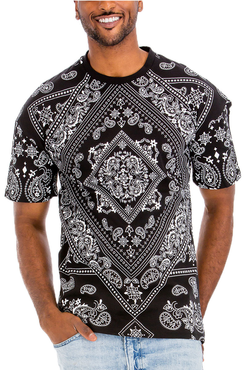 Paisley Print Tshirt-0