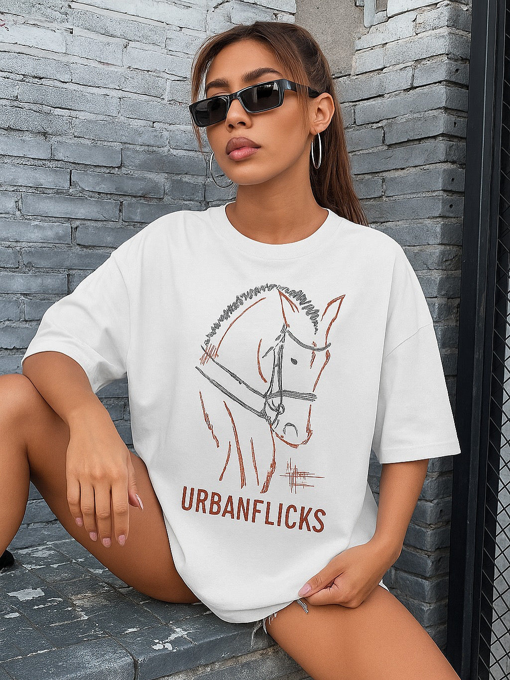 Wild Stallion Oversized Tee