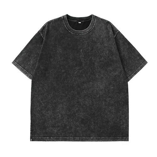 Acid wash black Tee
