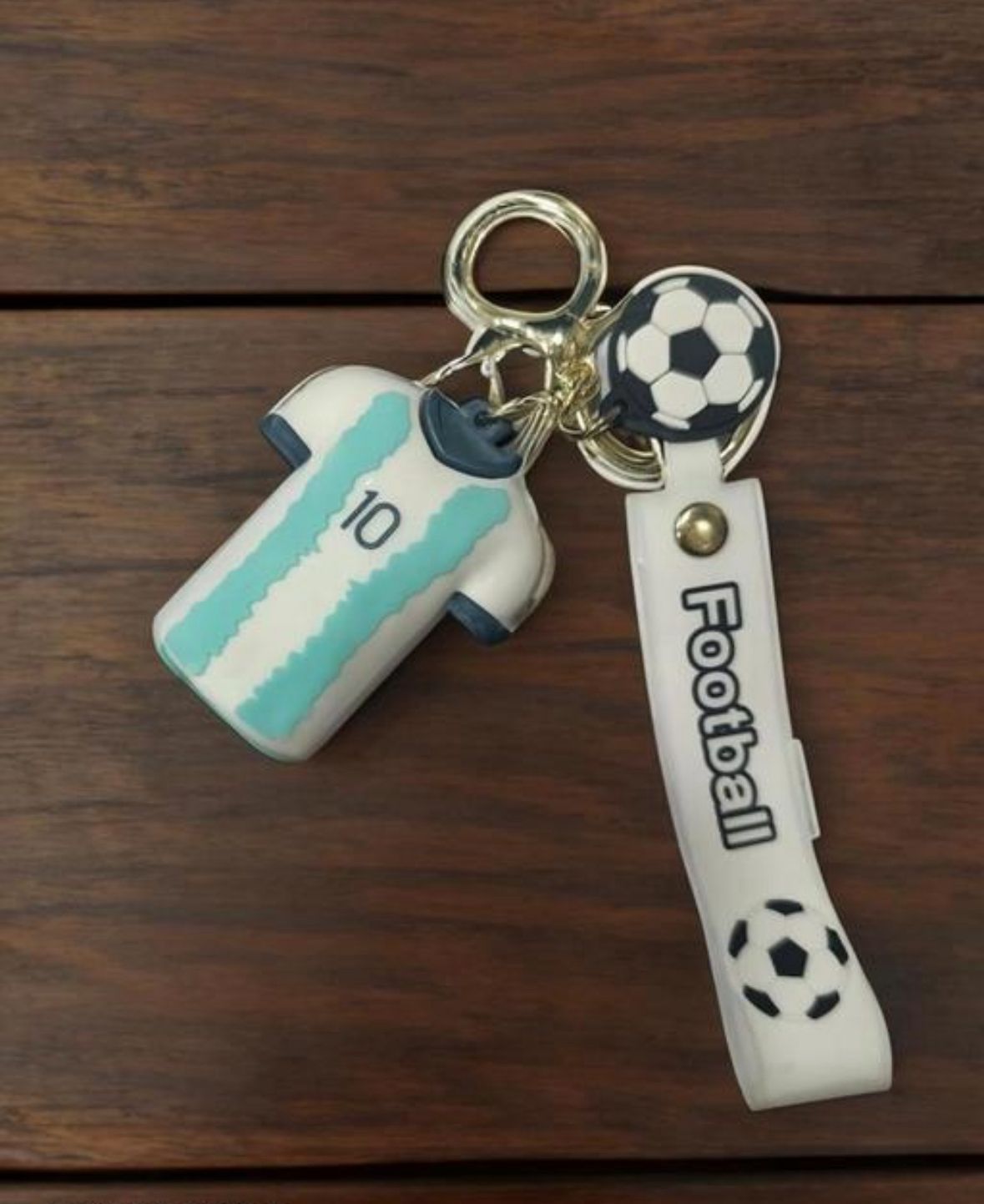 Messi Football Jersey Keychain – #10 Edition