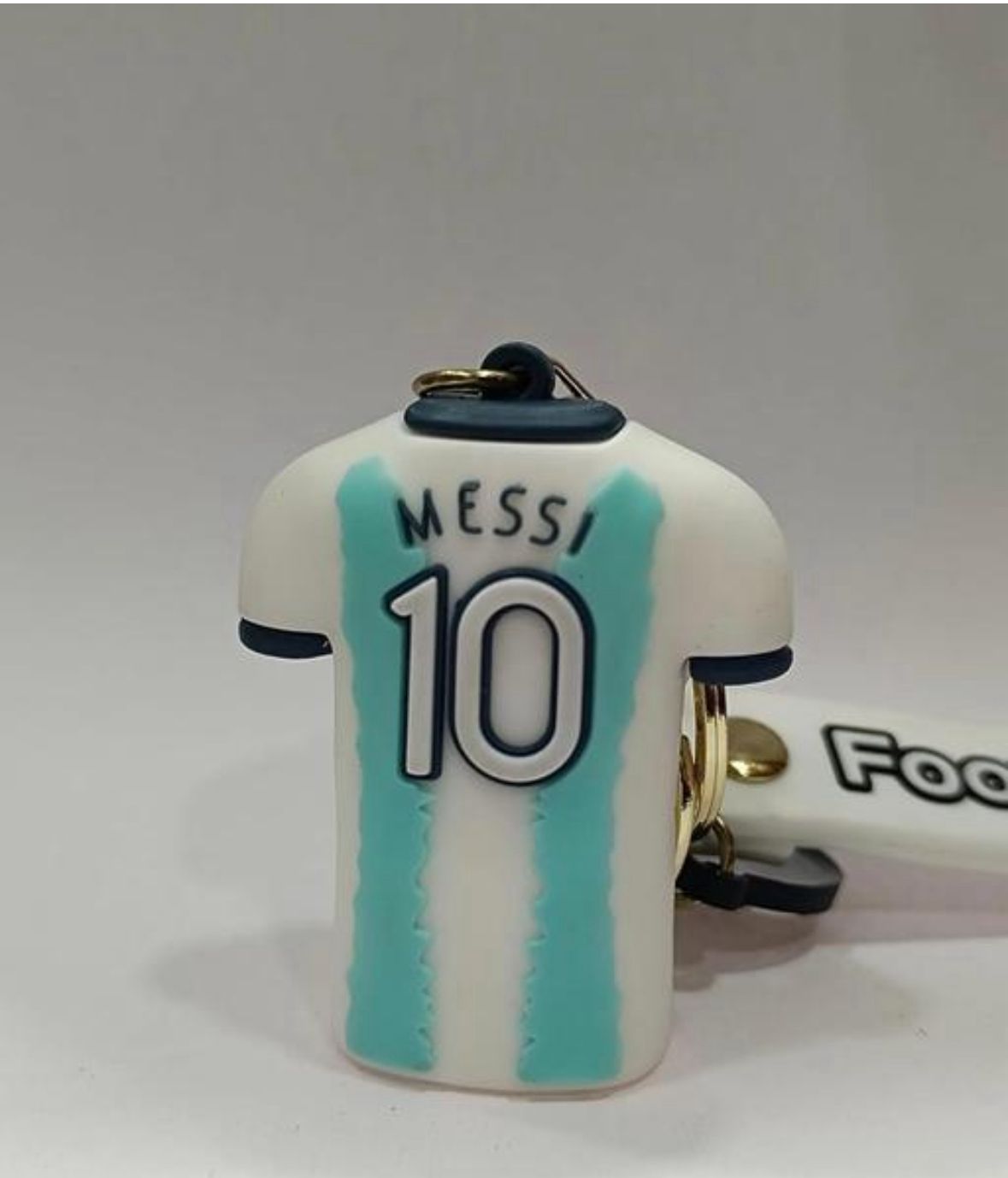 Messi Football Jersey Keychain – #10 Edition