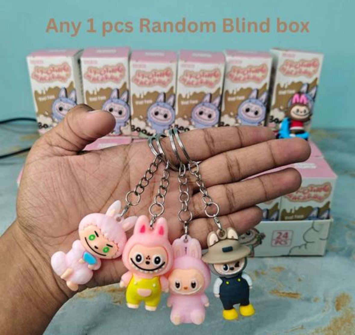Mystery Mini Labubu Keychain - Image #0