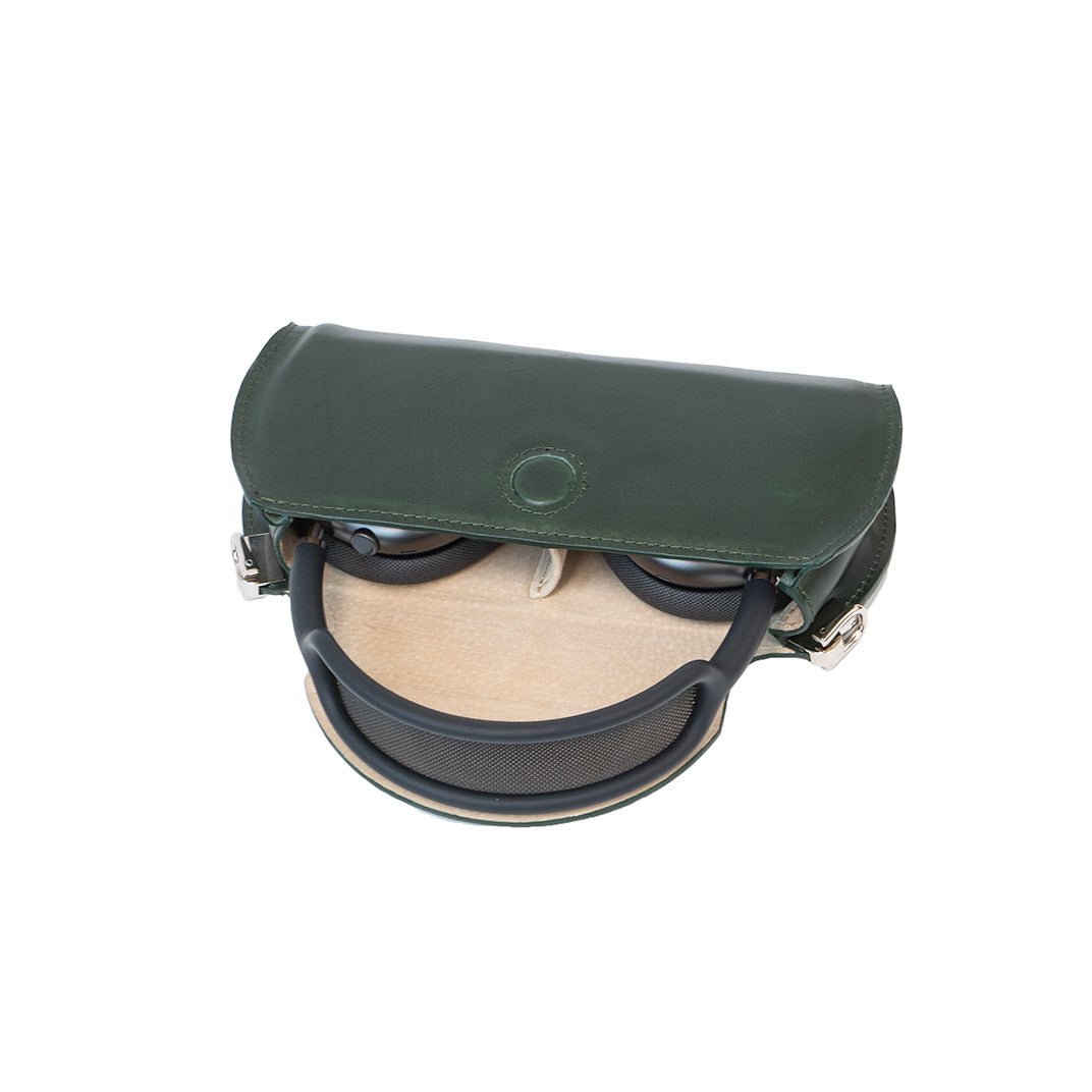 Leather Case for AirPods Max (Forest Green / top-grain)-1