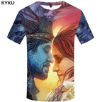 3d Tshirt Buddha T shirt Men Meditation Tshirt Printed Galaxy Space Anime Clothes Psychedelic Tshirts Casual Art T-shirts 3d-7