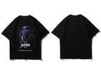 Lightning Print T Shirt Men Summer Casual Tshirt Tees Hip Hop Harajuku Loose Streetwear Short Sleeve Shirts-4